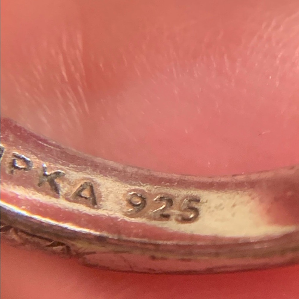 Judith Ripka Silver Diamond Ring - Picture 6 of 6